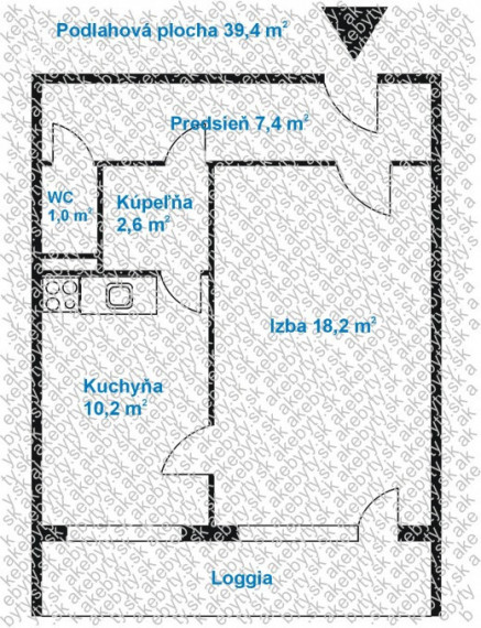 Na predaj 1-izbový byt v zaujímavej lokalite Košice-Dargovských hrdinov, ulica Tokajícka