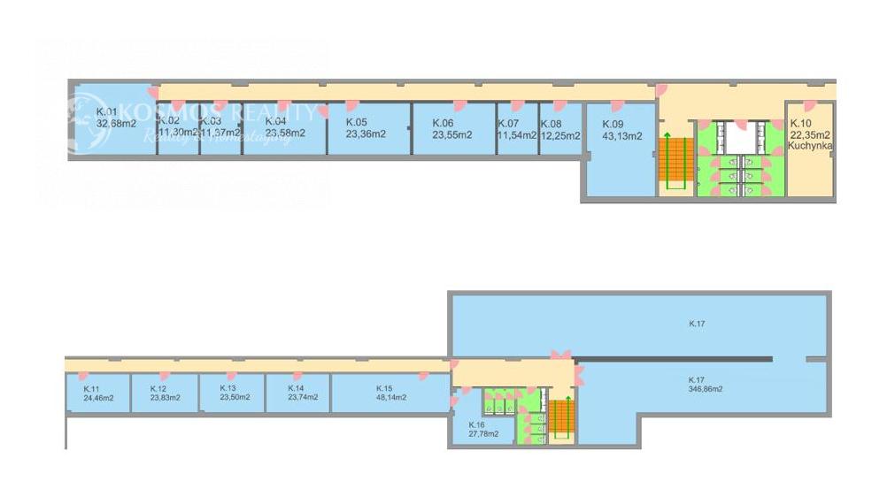 Nadštandardné kancelárie na prenájom - 23,83m2