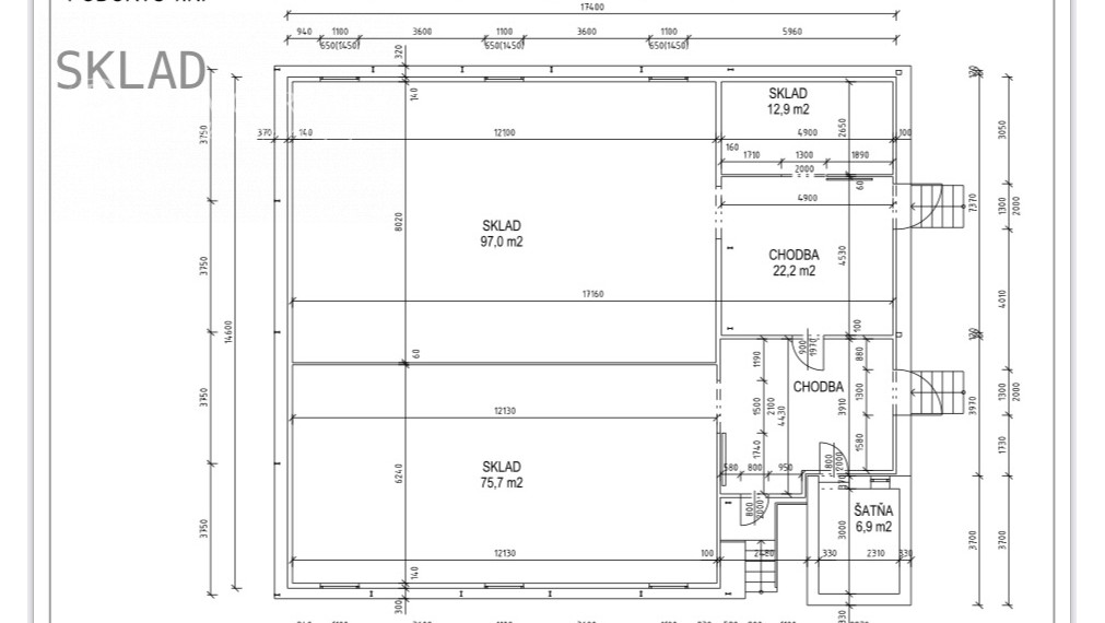DOM na podnikateľské účely + sklad. hala - Opatovská cesta