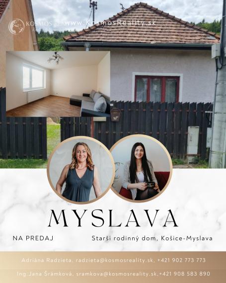 Na predaj rodinný dom, Myslava, Košice II
