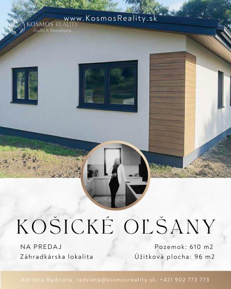 REZERVOVANE - PREDÁM 4i RD Košické Oľšany - záhradkárska lokalita