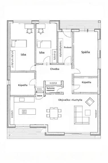 Na predaj, pekný, moderný RD - bungalov, Košice - Krásna