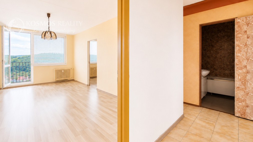 REZERVOVANÉ- 3-izbový byt s lodžiou, Dénešová ulica –Košice,Sídlisko KVP
