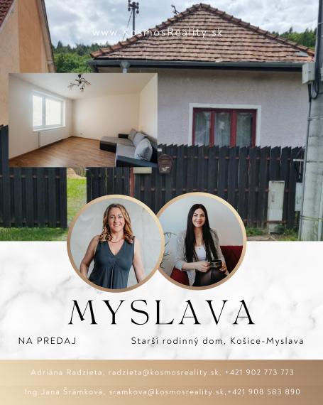 Na predaj rodinný dom, Myslava, Košice II