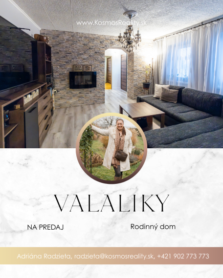 REZERVOVANE PREDAJ RD VALALIKY