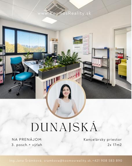 Reprezentatívny obchodný priestor, 35m2, Dunajská, Košice
