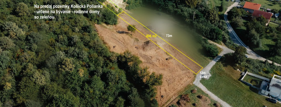 Na predaj stavebný pozemok s kúskom prírody, Košická Polianka