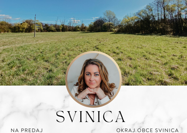 POZEMOK PRE REKREÁCIU - SVINICA