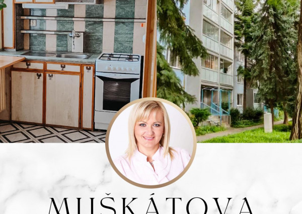 REZERVOVANÉ 1 izbový byt s loggiou, Muškátova
