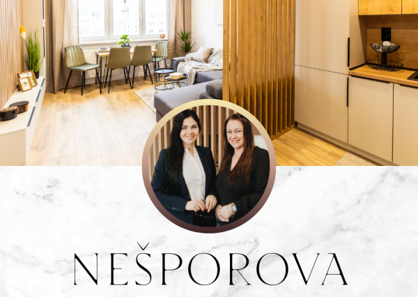 Na predaj nová rekonštrukcia 3i byt Nešporova s loggiou