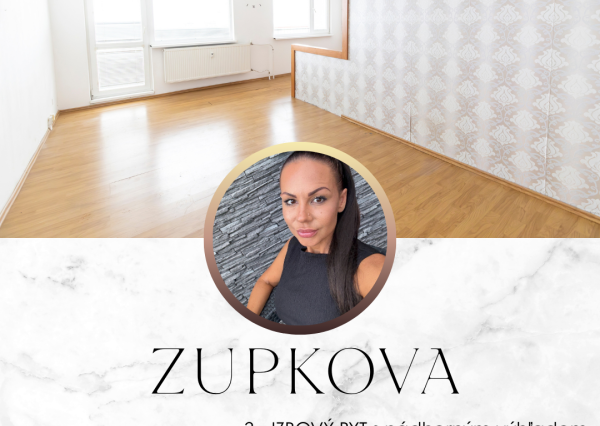 Na predaj 3i byt, lodžia, Zupkova, Dargovských hrdinov