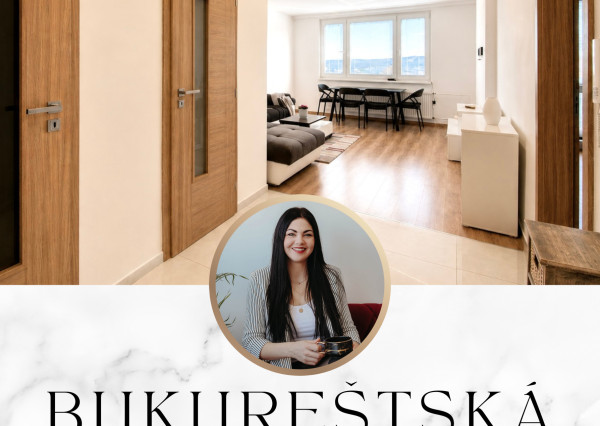 Rekonštruovaný 3i byt, Bukureštská,Košice-Sídlisko Ťahanovce