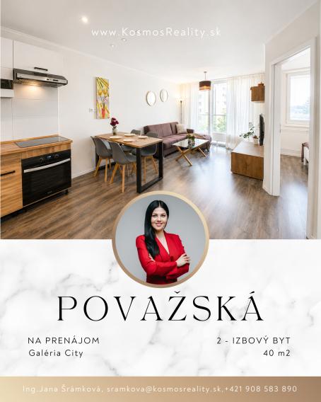 2 izbový byt, Považská, Galeria City Košice