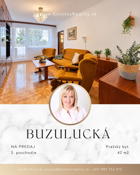 Na predaj 1 izbový byt, Buzulucká, Košice