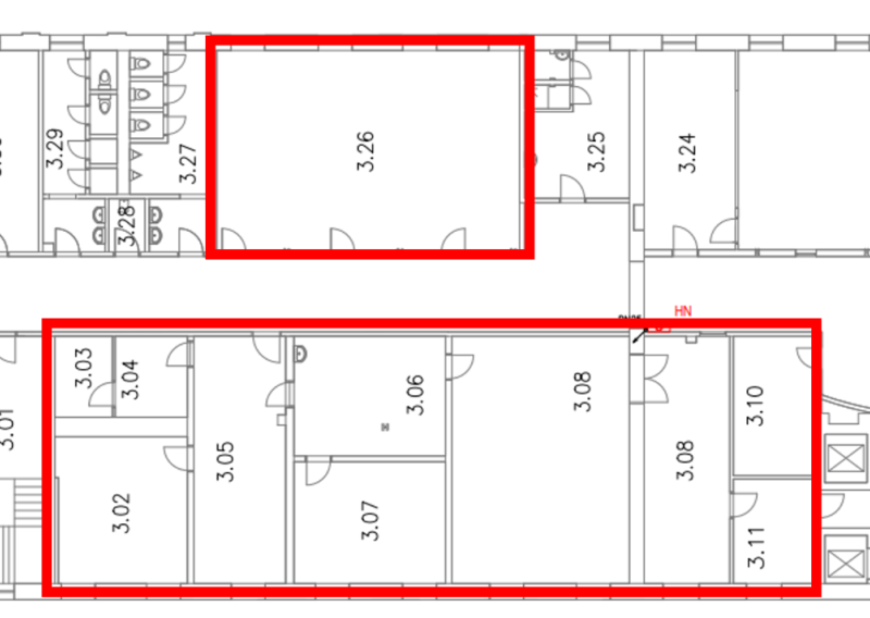 Na prenájom nebytový priestor 272 m2, FRANK Biznis Centrum